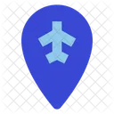 Airport pin  Icon