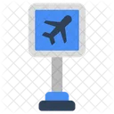 Airport Roadboard Signboard Info Board Icon