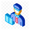 Airport Policeman Officer Icon