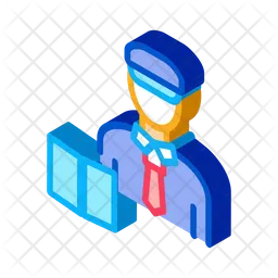 Airport security officer  Icon