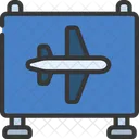 Airport Signboard Airport Airplane Icon