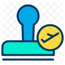Stamp Airport Pass Icon