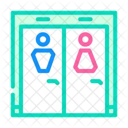 Airport Toilet  Icon