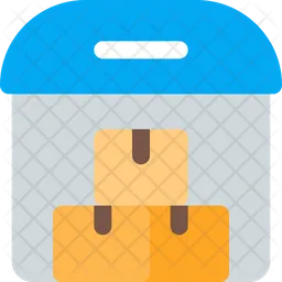 Airport Warehouse Boxes  Icon