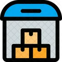 Airport Warehouse Boxes Warehouse Airport Cargo Icon