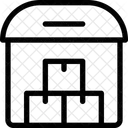 Airport Warehouse Boxes  Icon