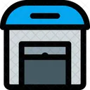 Airport Warehouse Open Warehouse Airport Cargo Icon