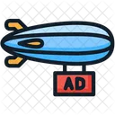 Airship Ad Advertising Icon