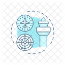 Aviation Airspace Airspace Management Icon