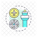 Aviation Airspace Airspace Management Icon