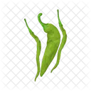 Aji Verde Comida Verdura Icon