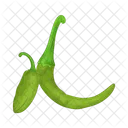 Aji Verde Comida Verdura Icon