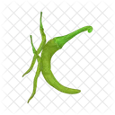 Aji Verde Comida Verdura Icon