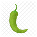 Aji Verde Comida Verdura Icon