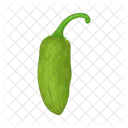 Aji Verde Comida Verdura Icon