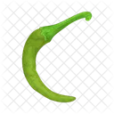Aji Verde Comida Verdura Icon