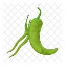 Aji Verde Comida Verdura Icon