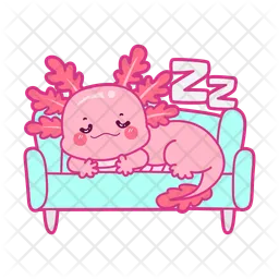 Axolotl cansado  Icono