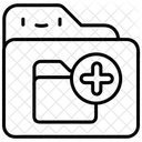 Ajouter Fichier Et Dossier Dossier Icône