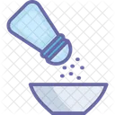 Ajouter Du Sel Cuisson Bol De Nourriture Icon