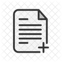 Ajouter Des Notes Ajouter Un Document Ajouter Un Fichier Icon