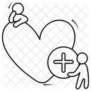 Ajouter Un Favori Ajouter De Lamour Ajouter Un Coeur Icône