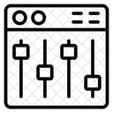 Filtro Ecualizador De Musica Parametros Icono
