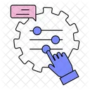 Ajuste De Modelo Otimizacao De Parametros Configuracoes De IA Ícone