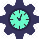 Ajuste De Tiempo Fabricacion Moldeado Icon