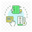 Ajustar a temperatura  Ícone