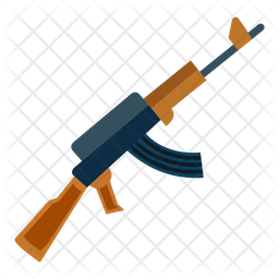 Ak 47 Gun Colourful Animation Wallpaper Download