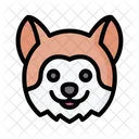 Akita Dog Animal Icon