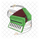 Akkordeon Musik Instrument Icon