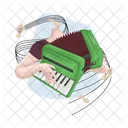 Akkordeon Musik Instrument Icon