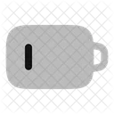 Akku fast leer  Symbol