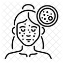 Akne-Behandlung  Symbol