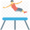 Akrobatik Zirkus Trampolin Symbol