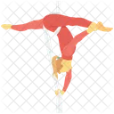 Akrobatik Tanz Yoga Symbol