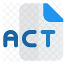 ACT Datei Audiodatei Audioformat Symbol