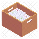 Aktenschublade Buroschublade Aktenbox Icon