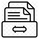 Dateien Ordner Schrank Symbol