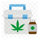 Cannabis Behandlung CBD Symbol