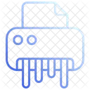Aktenvernichter Papier Dokument Symbol