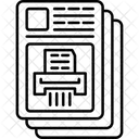 Schredder Zerstoren Zerfetzen Symbol