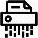 Sicherheit Papier Datei Symbol