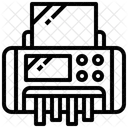 Aktenvernichter  Symbol