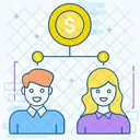 Unternehmensfinanzierung Unternehmensinvestoren Unternehmensfinanzierung Symbol