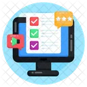 Werbeaktions-Feedback  Symbol