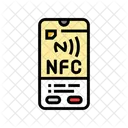 Aktiviert Telefon NFC Symbol