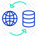 Irefresh Globus Und Server Globale Datenbank Aktualisieren Globalen Server Neu Laden Symbol